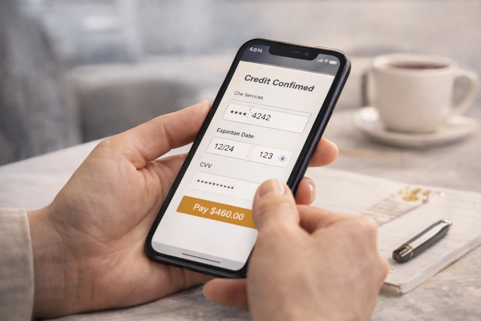 Pay and confirm booking