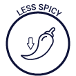 Less Spicy