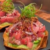 Party menu dish prepared by personal chef