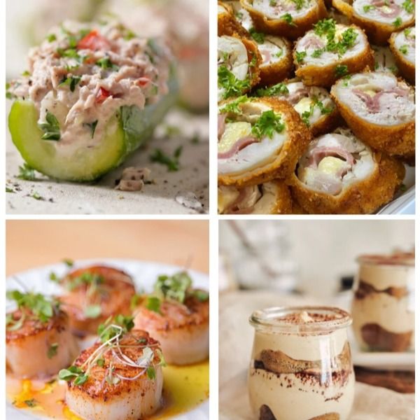 Party menu dish prepared by personal chef