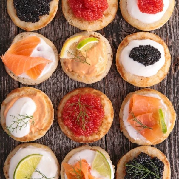 Party menu dish prepared by personal chef