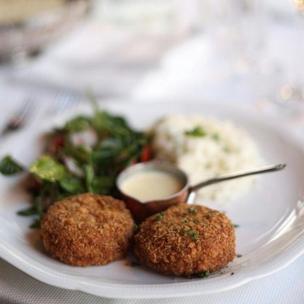 Party menu dish prepared by personal chef