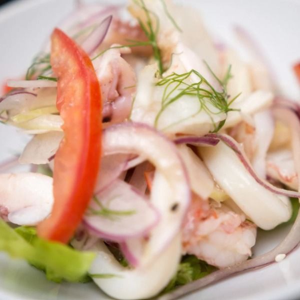 Party menu dish prepared by personal chef