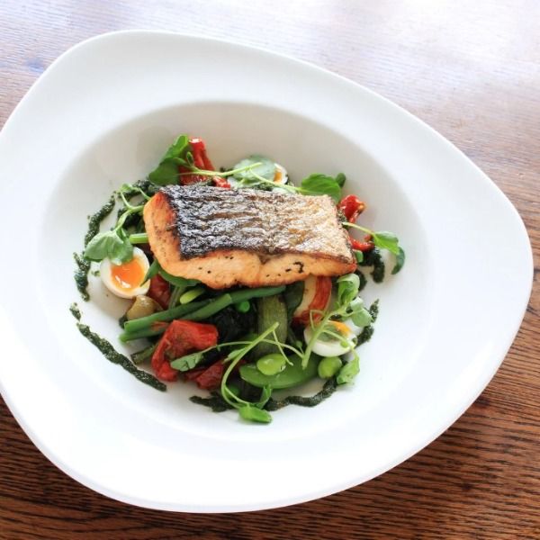 Party menu dish prepared by personal chef