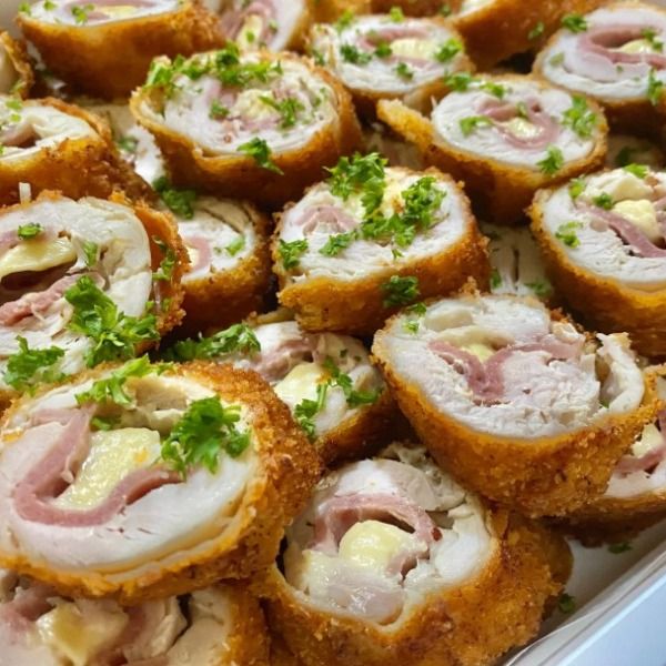 Party menu dish prepared by personal chef